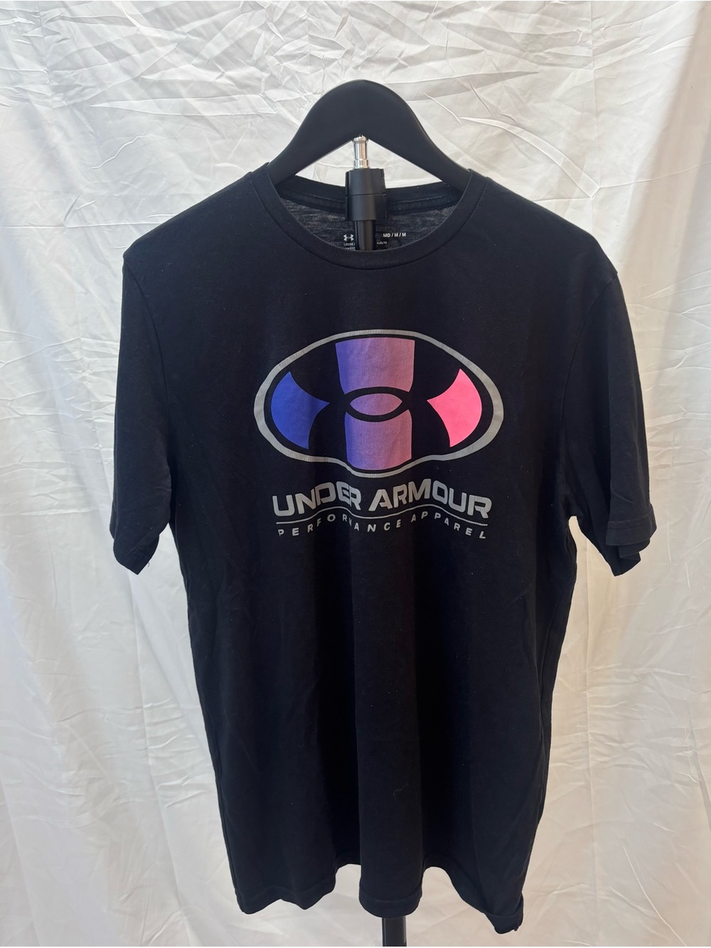 Under Armour Retro Logo Graphic T-Shirt Black Size M